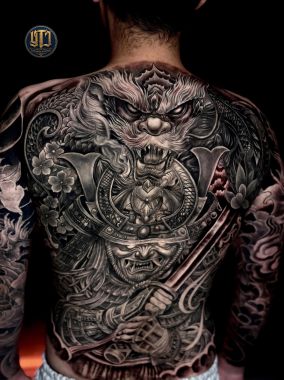 Black Work Tattoo