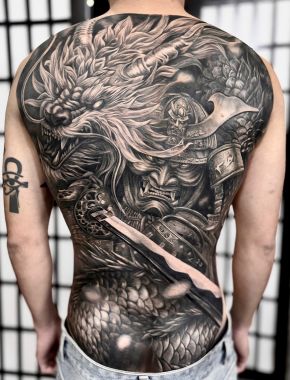 Black Work Tattoo