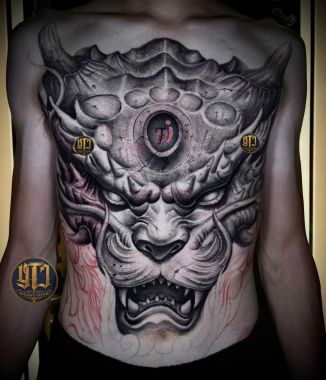 Stone Realistic Tattoo
